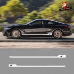 Car Vinyl Side Stripes Stickers Auto Graphics Decals Auto Sport Styling Vinyl Car Sticker For BMW X1 X3 X5 All Model